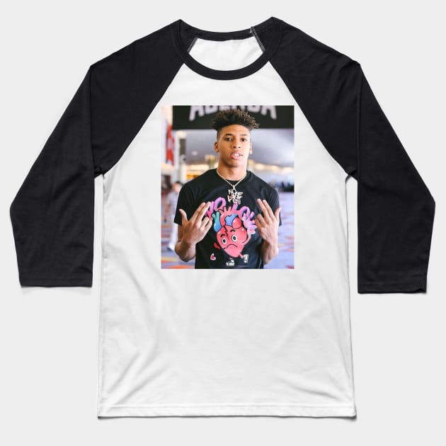 NLE Choppa Baseball T-Shirt by jhalfacrelange